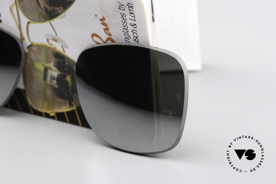 Ray Ban Wayfarer I Lenses B&L USA Silber Verspiegelt, SILBER VERSPIEGELT von Bausch&Lomb, USA, Passend für Herren und Damen