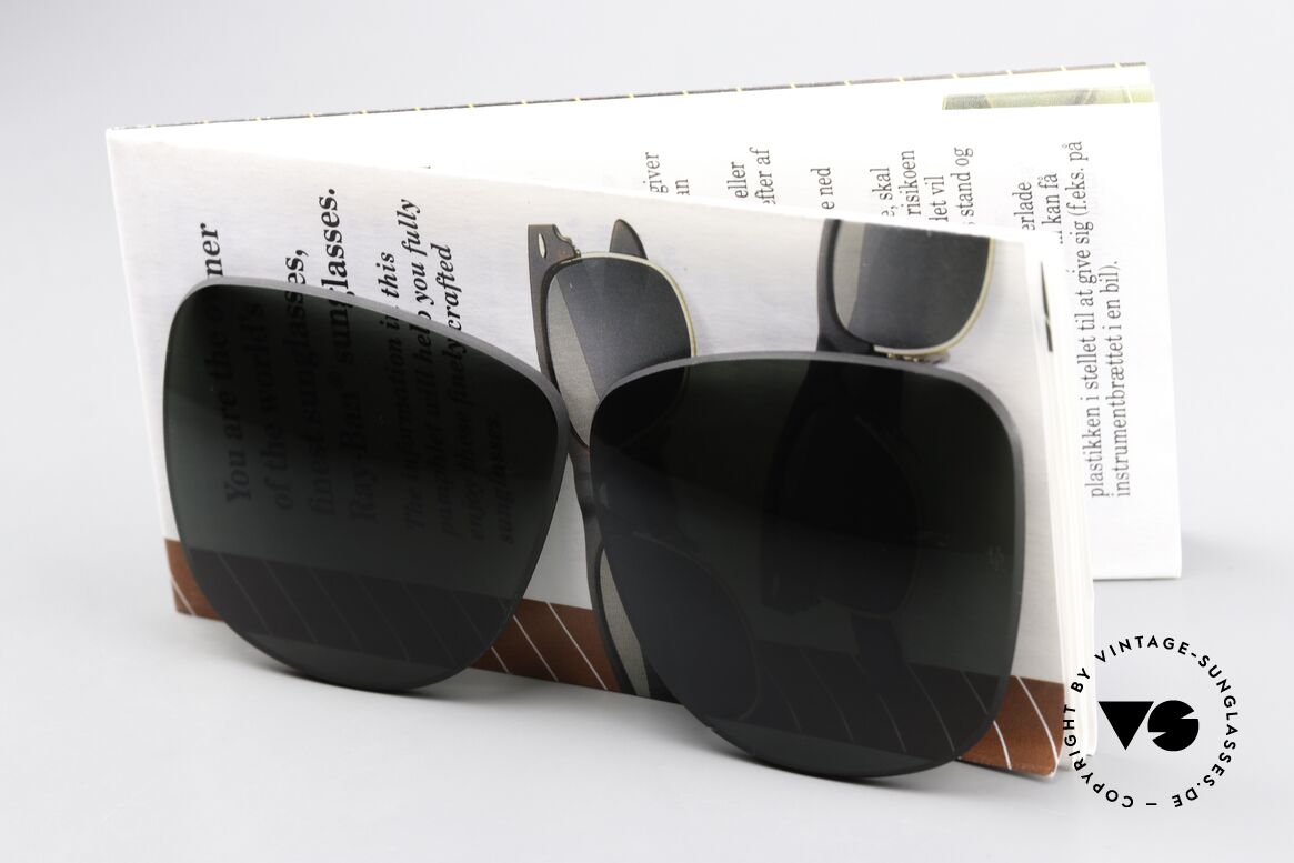 Ray Ban Wayfarer II Lenses Für Die Große Wayfarer 54mm, original Gläser für das alte Modell "Wayfarer II", Passend für Herren und Damen