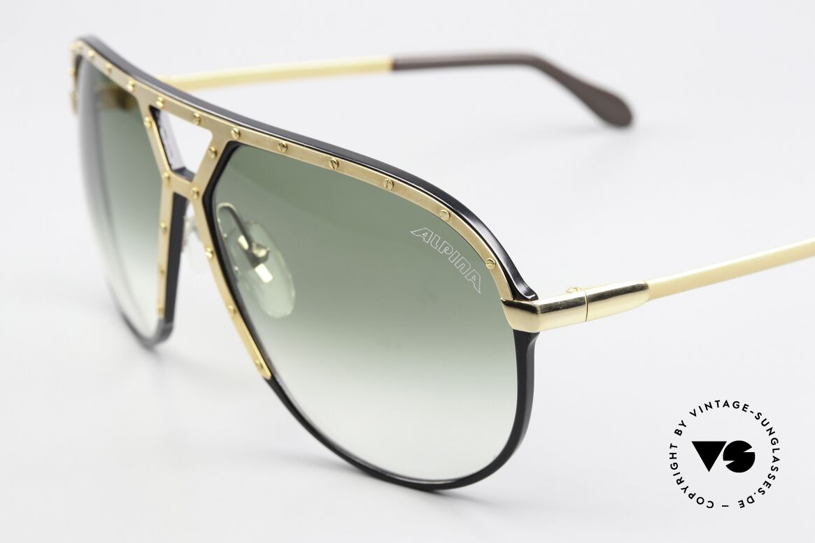 Alpina M1 Version Gold Schwarz Gold, getragen von Stevie Wonder und unzähligen Promis, Passend für Herren