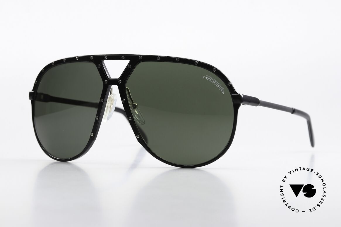 Alpina M1 Sonnengläser Mit Alpina Logo, ALPINA M1 West Germany Sonnenbrille von 1986, Passend für Herren