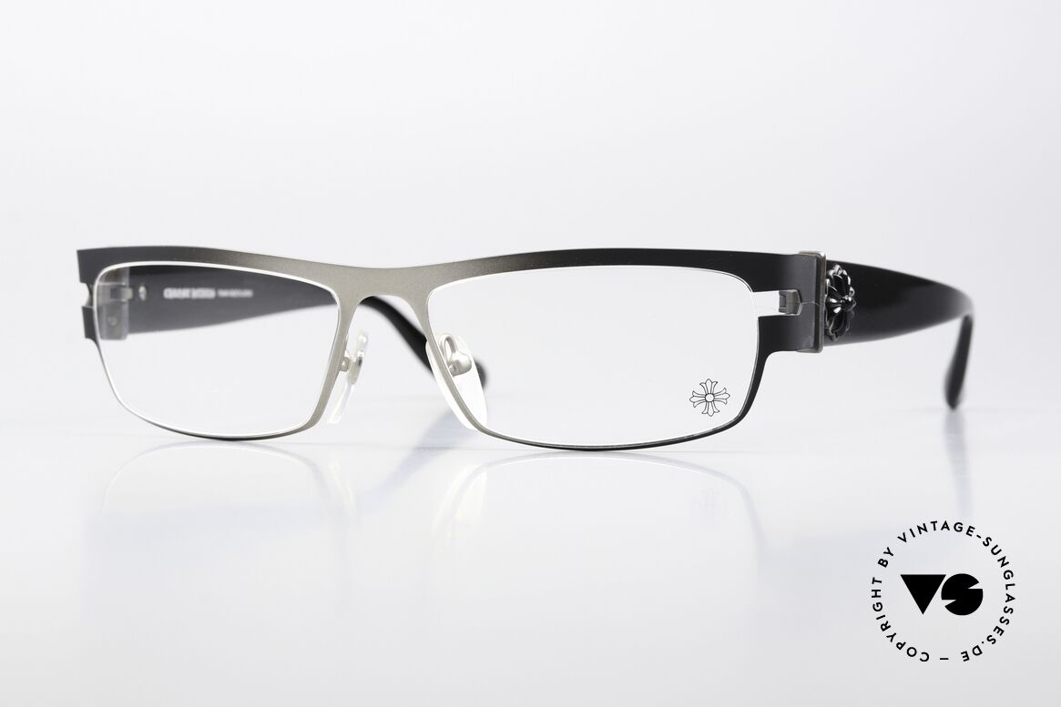 Chrome Hearts Frum Aus der Zweiten Serie 2008, Chrome Hearts Brille, Modell Frum, Gr. 57/16, 137, Passend für Herren