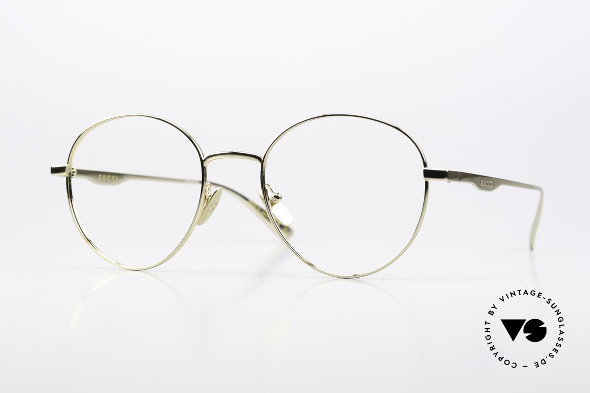 Gucci GG0337O Pantobrille Unisex 53mm, Gucci GG0337O Brille, Größe 53-20, 145, c. 008, Passend für Herren und Damen