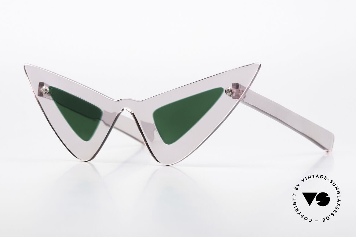 Christian Roth Runway Prototyp Für Laufsteg-Show, Christian Roth Laufsteg-Sonnenbrille von 1995, Passend für Damen