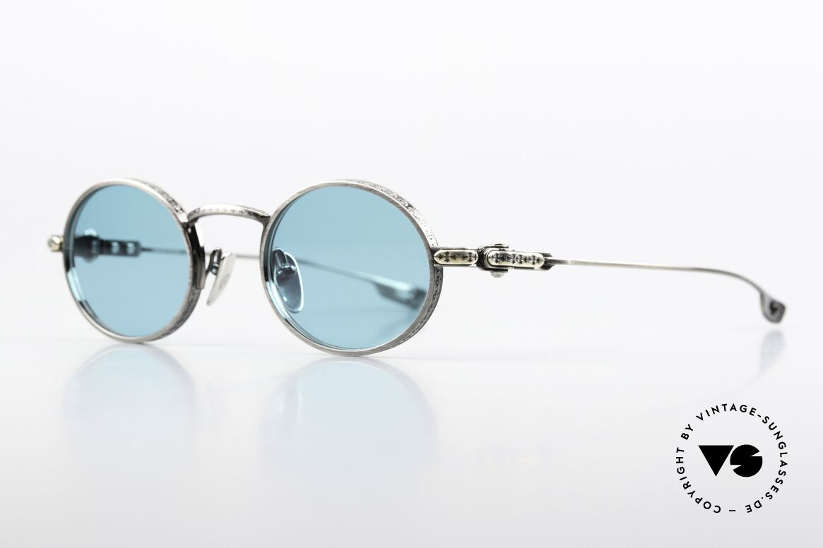 Chrome Hearts Honey Dipped Modell Der Werbekampagne, ovaler Rahmen mit vielen aufwendigen Gravuren, Passend für Herren und Damen
