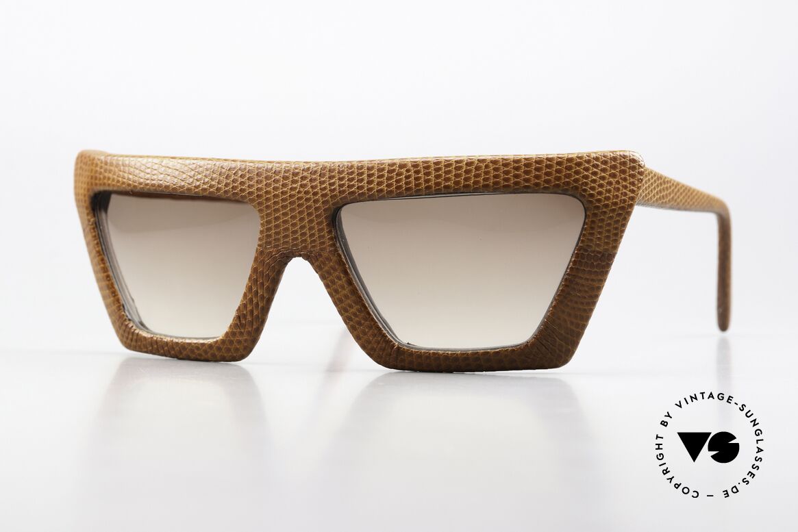 Christian Roth KL 1987 Lagerfeld Laufsteg-Show 1987, Christian Roth Laufsteg-Sonnenbrille von 1987, Passend für Damen