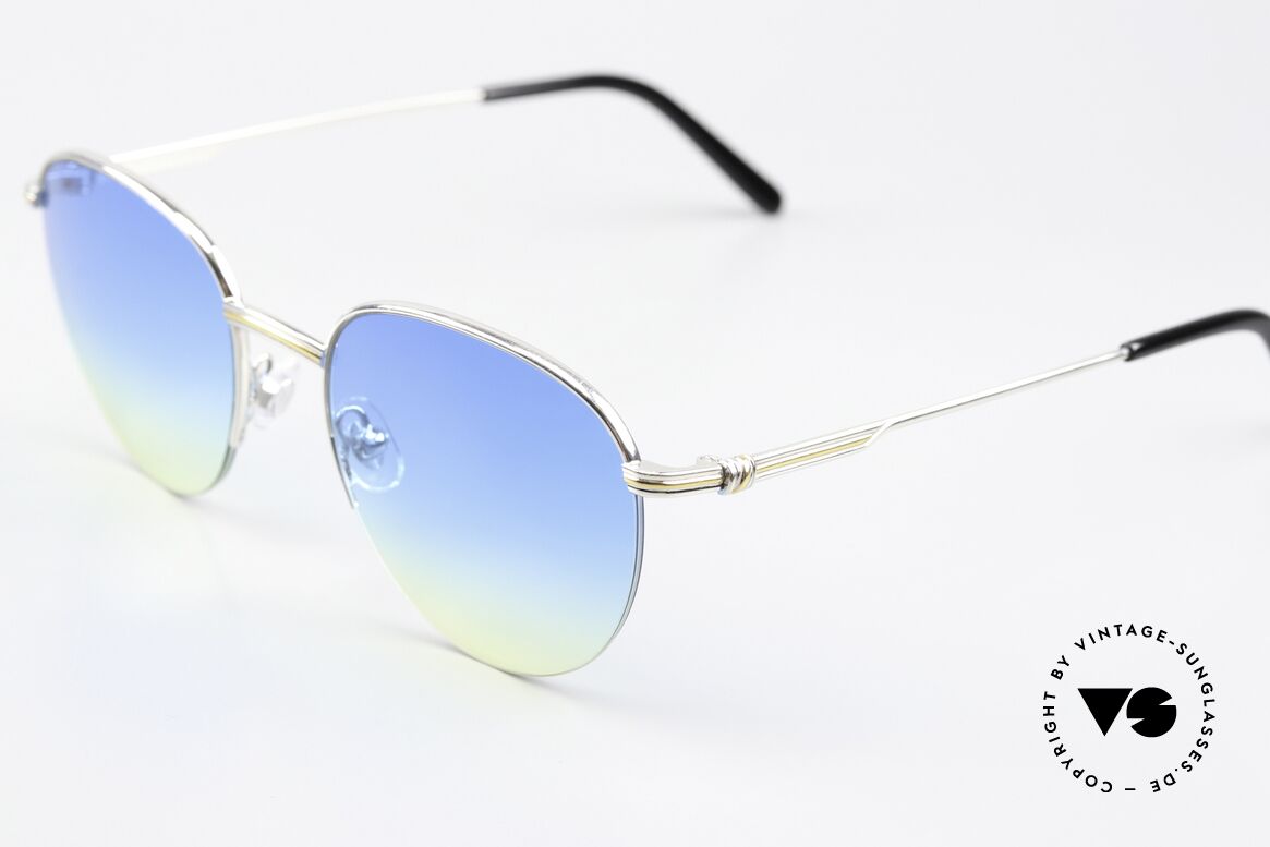 Cartier Colisee - S Runde Luxus Platin Brille, teure Platin-Edition: Fassung mit Platin-Legierung, Passend für Herren und Damen