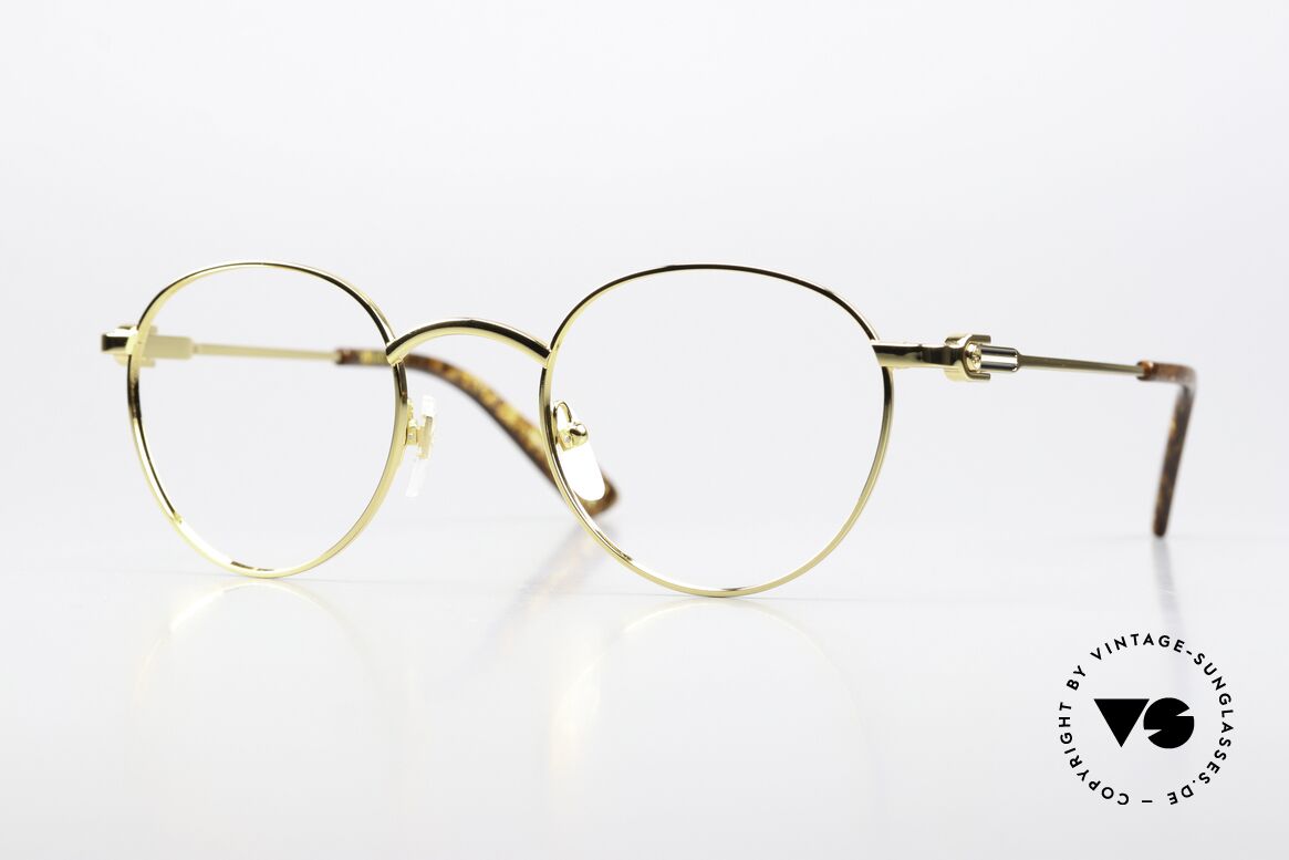 Gucci GG1222O Pantobrille Vergoldet 48mm, Gucci GG1222O Brille, Größe 48-22, 140, c. 003, Passend für Herren und Damen