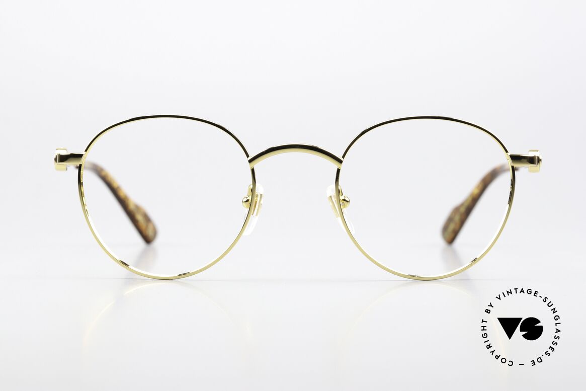 Gucci GG1222O Pantobrille Vergoldet 48mm, stilvolle Damenbrille und Herrenbrille zugleich, Passend für Herren und Damen