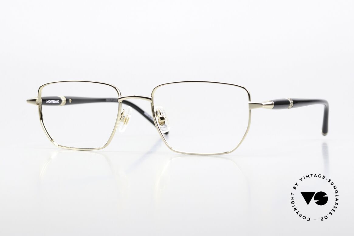 Montblanc MB0347O Edle Herrenbrille Klassisch, klassische Montblanc Brille, MB0347O in Größe 54/19, Passend für Herren