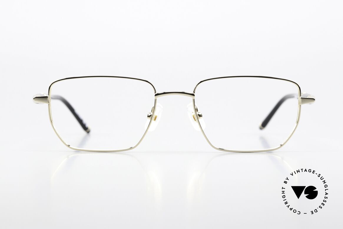 Montblanc MB0347O Edle Herrenbrille Klassisch, charakteristisches Montblanc Design, gold & schwarz, Passend für Herren