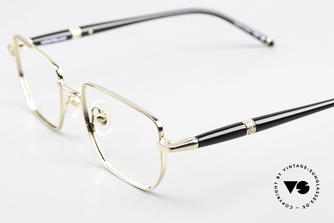 Montblanc MB0347O Edle Herrenbrille Klassisch, fühlbare Premium-Qualität, Rahmen MADE IN JAPAN, Passend für Herren