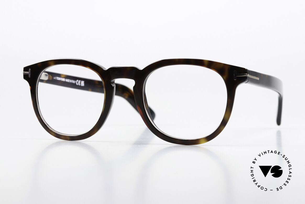 Tom Ford TF5629 Interessante Designerbrille, Tom Ford Designerbrille, TF5629, 052, Gr. 50-23, Passend für Herren und Damen