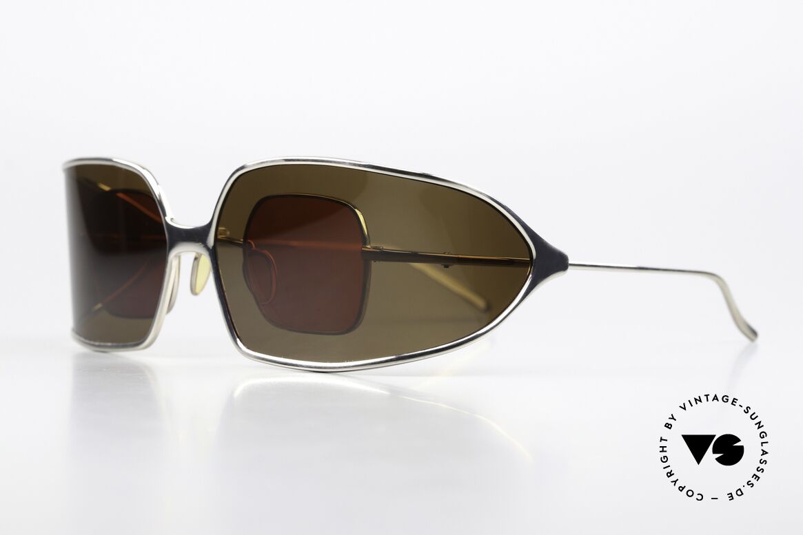 Christian Roth 14004 Grandioses Clip-On Konzept, kleine Titanium-Fassung, Gr. 38/26, made in Japan, Passend für Herren und Damen