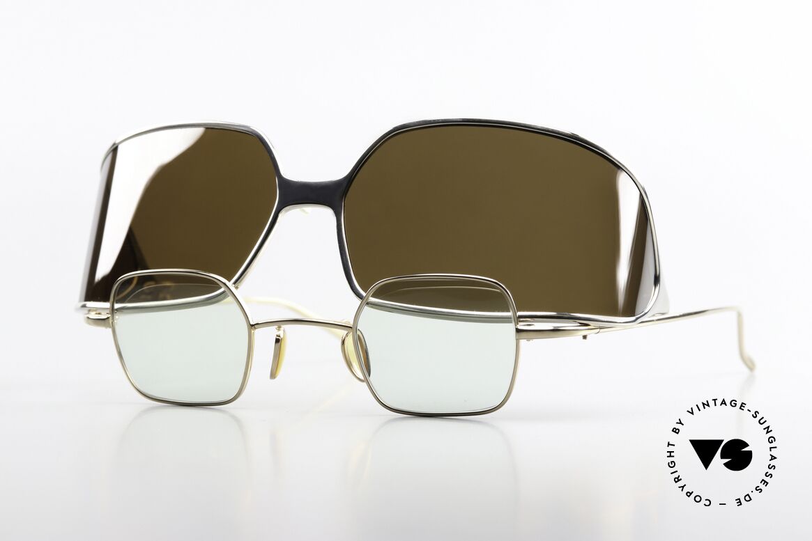 Christian Roth 14004 Wrap Around Sonnen-Clip, tolle Christian Roth vintage Sonnenbrille von 2000, Passend für Herren und Damen