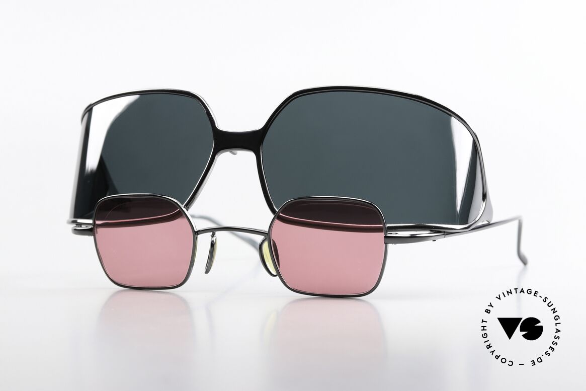 Christian Roth 14004 Polarized Wrap Around Clip, tolle Christian Roth vintage Sonnenbrille von 2000, Passend für Herren und Damen