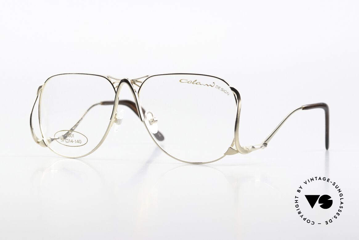 Colani 1001 Außergewöhnliche Damenbrille, stabiler Metall-Rahmen in absoluter Spitzen-Qualität, Passend für Damen