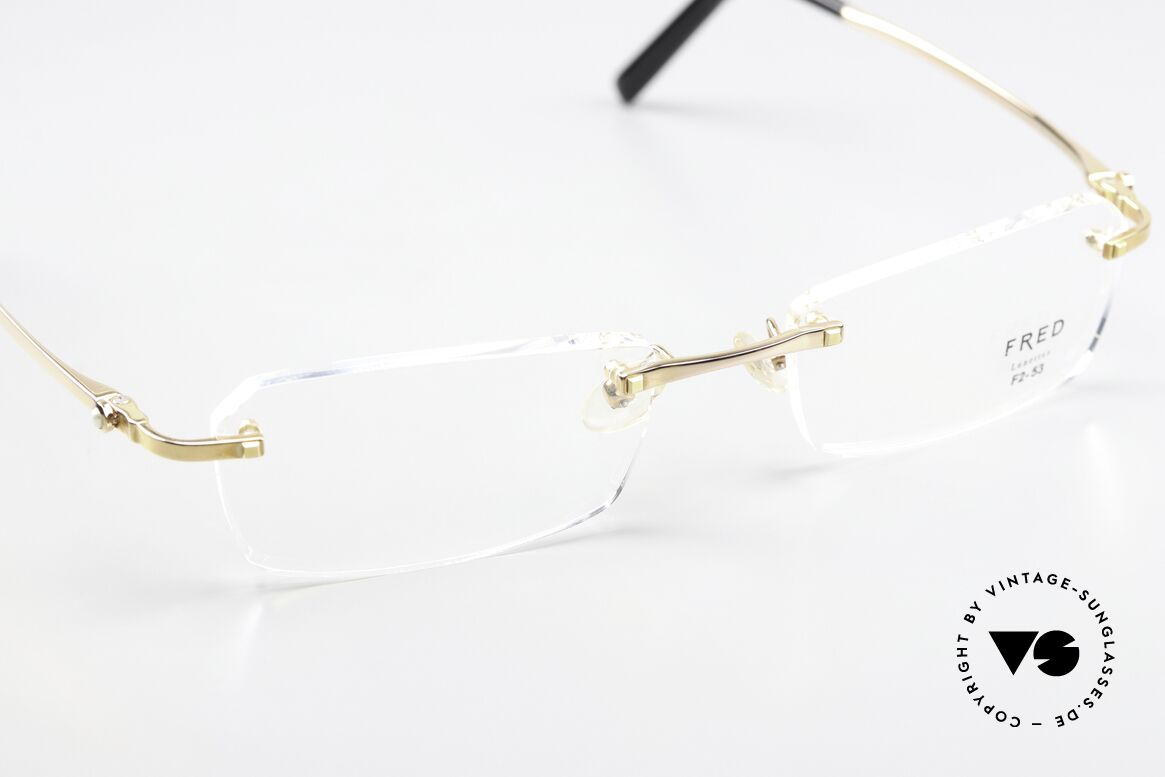 Fred Sainte-Lucie Bügeldekor Mit Echter Perle, Glasform,- Größe können vom Optiker geändert werden, Passend für Herren und Damen