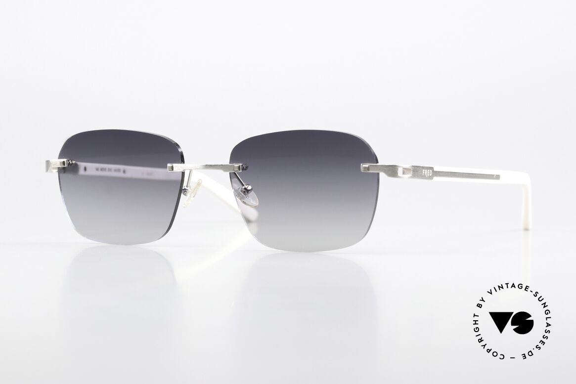 Fred Move F1 Randlose Sonnenbrille Luxus, Fred MOVE EVO F1 Luxus-Sonnenbrille in Größe 54-17, Passend für Herren und Damen