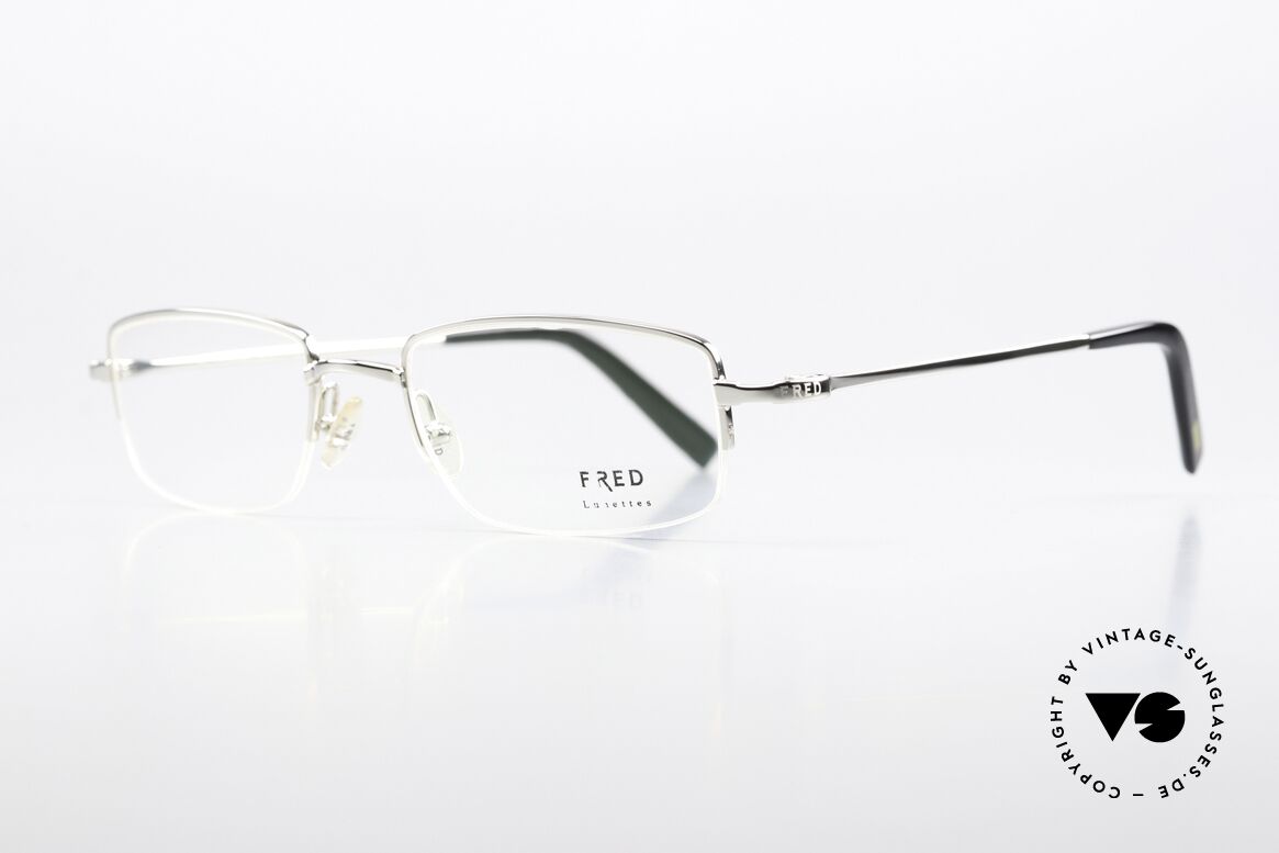 Fred Manhattan N2 Nylorbrille Luxus Platinum, eine absolute Luxusbrille für Damen & Herren; Unisex, Passend für Herren und Damen