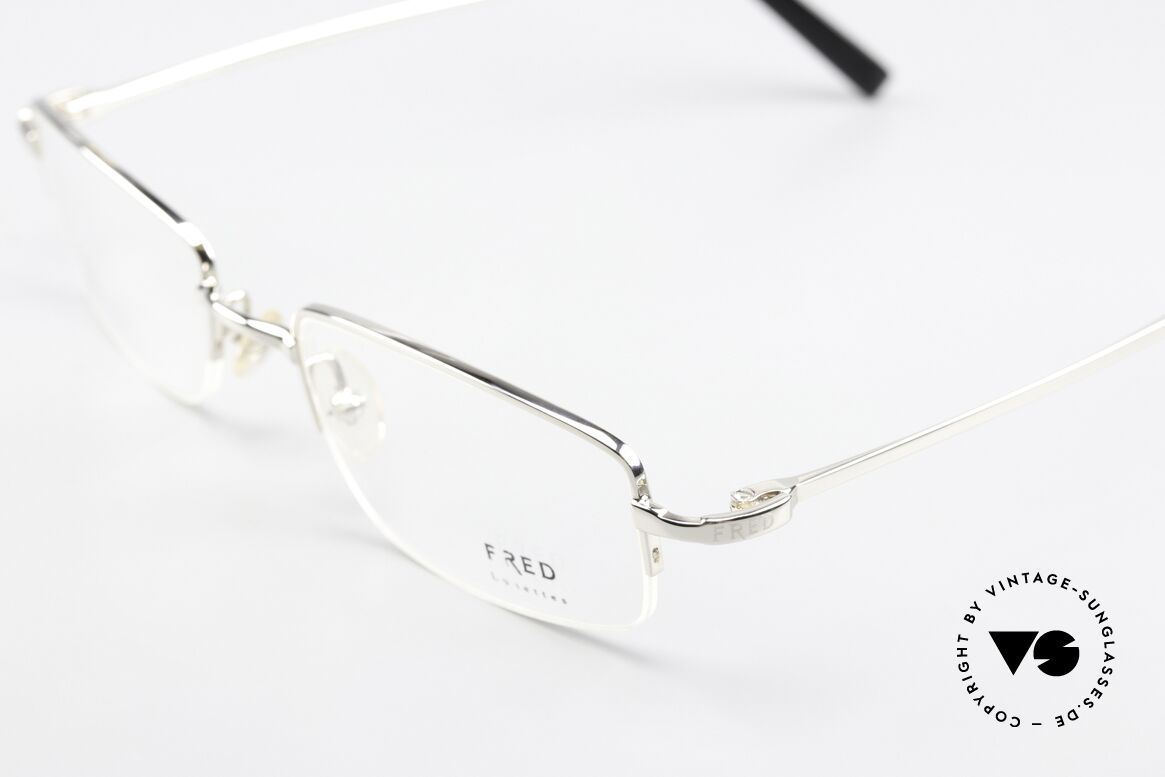 Fred Manhattan N2 Nylorbrille Luxus Platinum, ungetragenes Original (wie alle unsere VINTAGE FRED), Passend für Herren und Damen