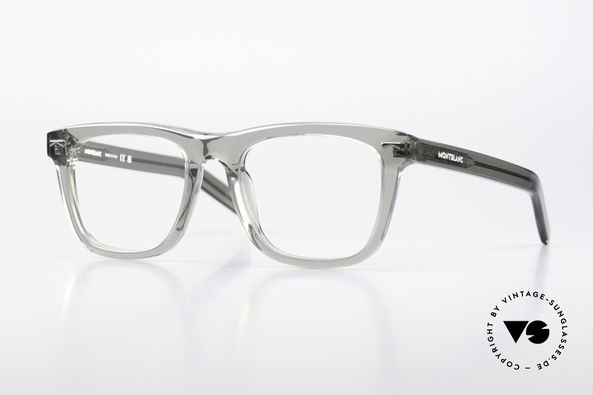 Montblanc MB0262O Vollrandbrille Herren Eckig, eckige Brille von Montblanc, MB0262O; Größe 53/20, Passend für Herren