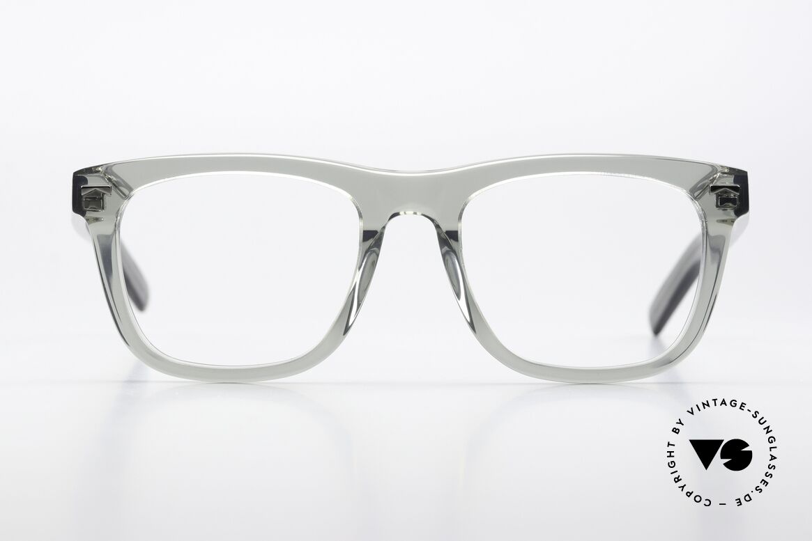 Montblanc MB0262O Vollrandbrille Herren Eckig, interessante Rahmenfarbe in einer Art "smoky-gray", Passend für Herren