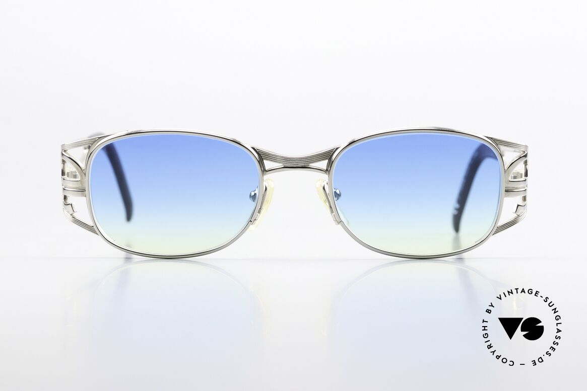 Jean Paul Gaultier 58-5101 Designer Sonnenbrille 1995, hochwertiges Gestell mit vielen Details; typisch JPG, Passend für Herren und Damen