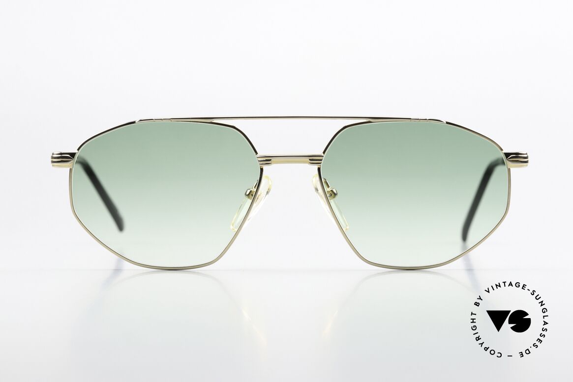 Roman Rothschild R1037 Vergoldete Sonnenbrille 80er, Roman Rothschild of Switzerland Luxus-Sonnenbrille, Passend für Herren und Damen