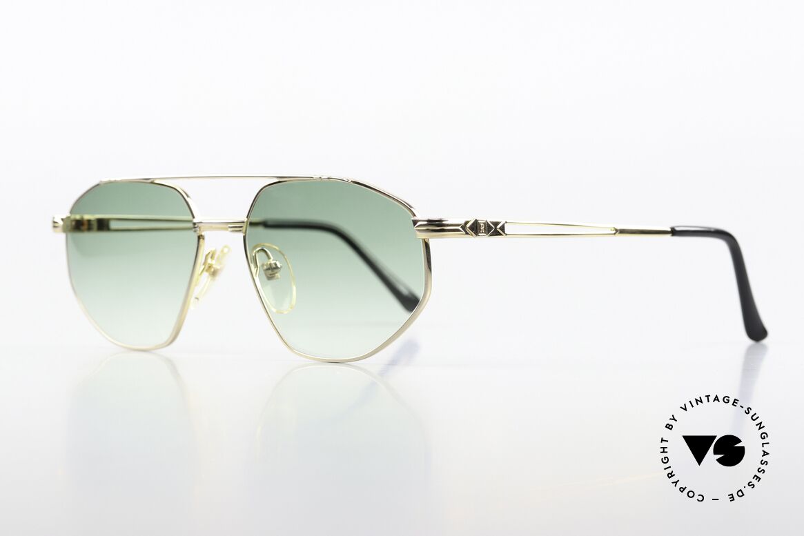 Roman Rothschild R1037 Vergoldete Sonnenbrille 80er, entsprechend hohe Qualität dieses 80er Jahre Modells, Passend für Herren und Damen