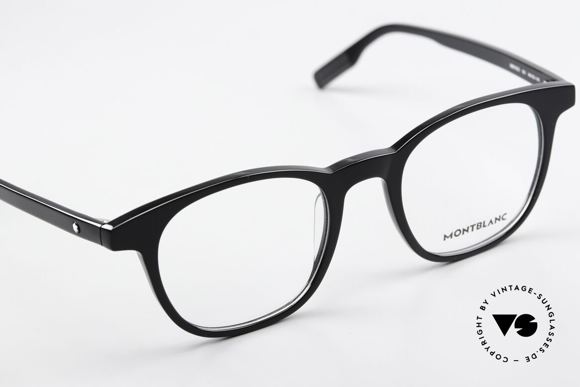 Montblanc MB0153O Klassische Brille Für Herren, die LARGE Fassung kann beliebig verglast werden, Passend für Herren