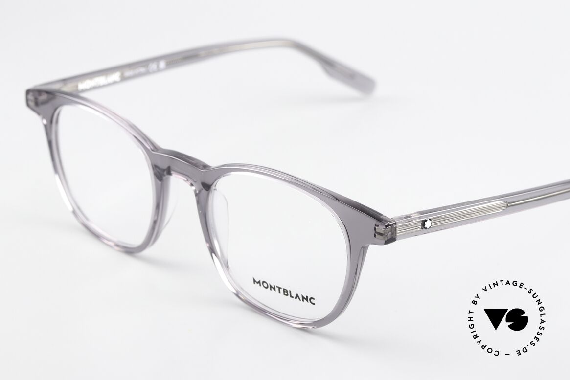 Montblanc MB0153O Azetat Vollrandbrille Herren, sehr elegante Herrenbrille, zeitlose Azetat-Fassung, Passend für Herren