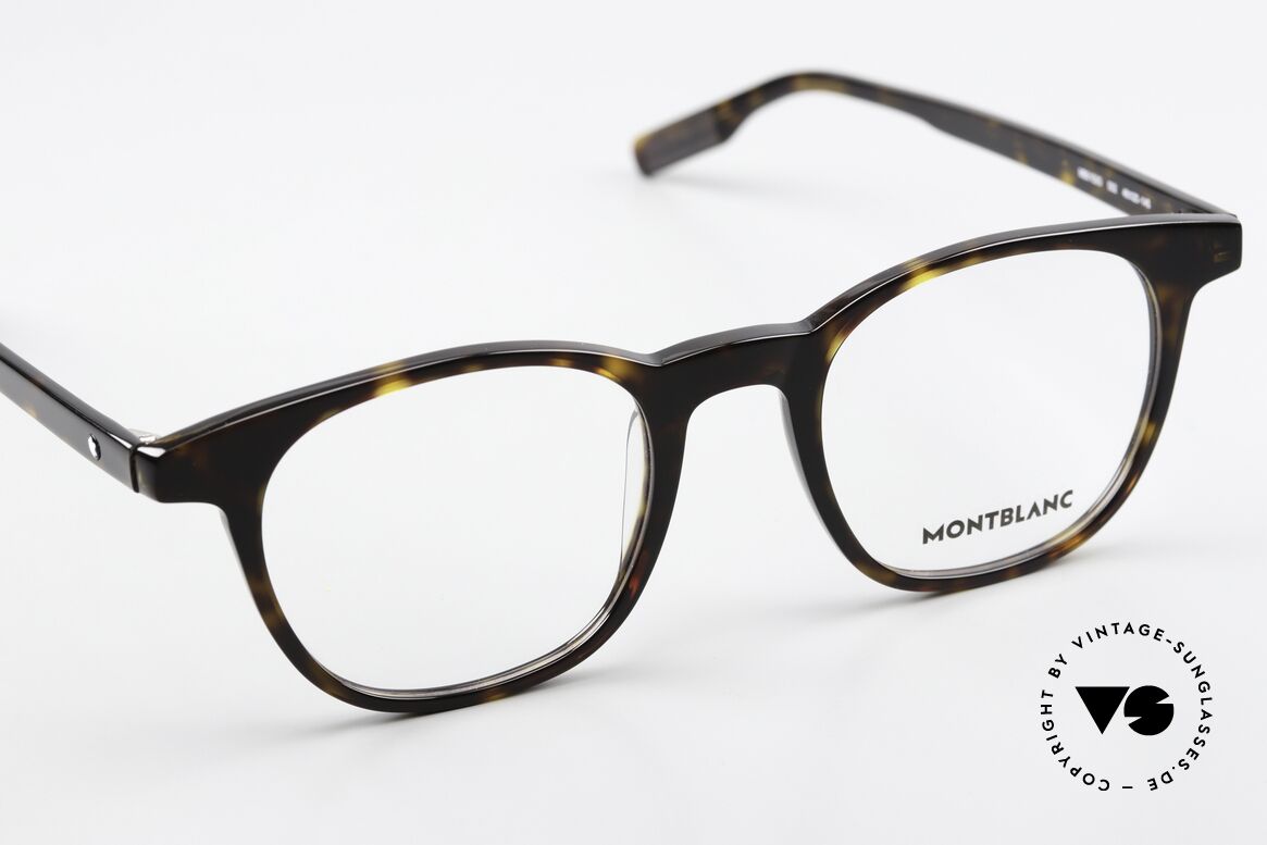 Montblanc MB0153O Klassische Brille Für Männer, die LARGE Fassung kann beliebig verglast werden, Passend für Herren