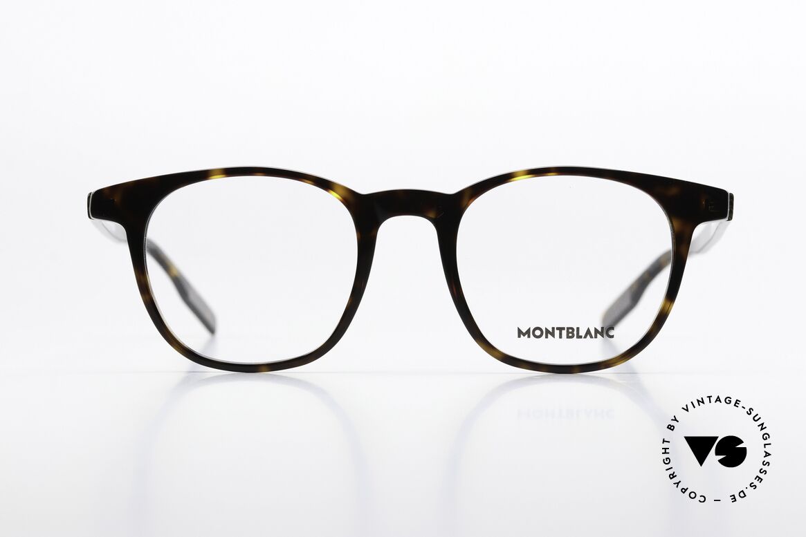 Montblanc MB0153O Klassische Brille Für Männer, Modell MB0153O; Größe 48/20 (in LARGE Passform), Passend für Herren