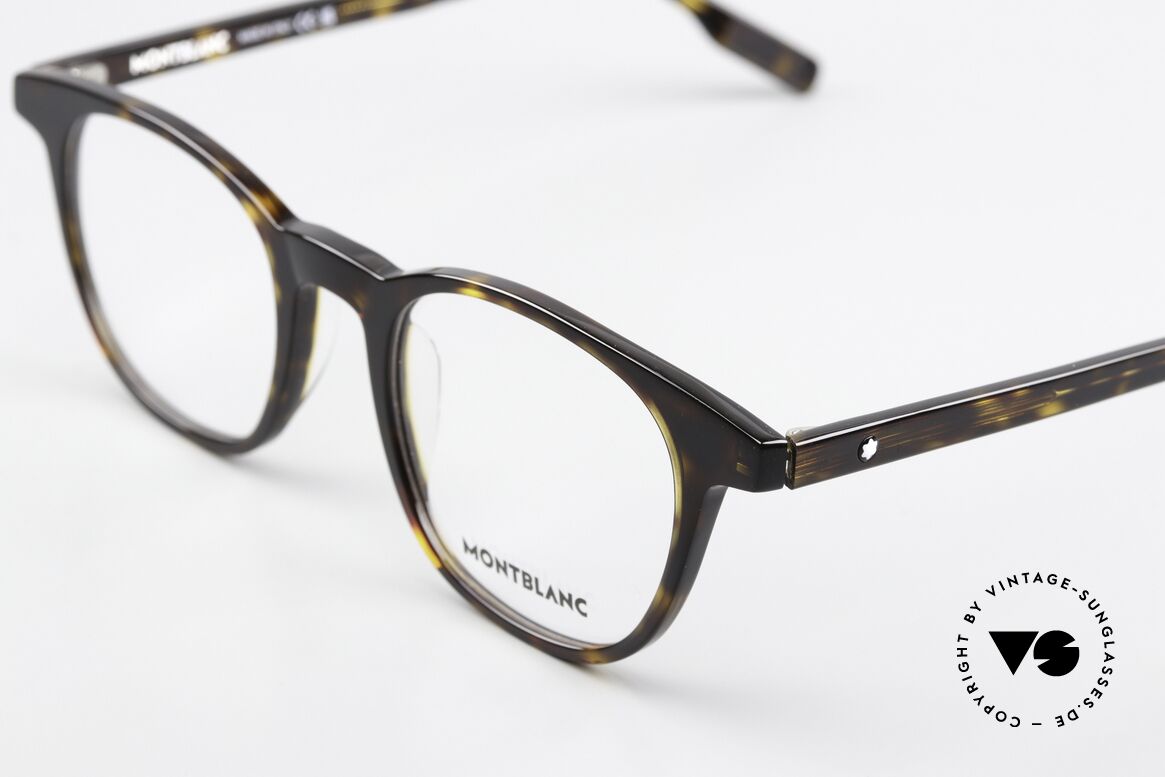 Montblanc MB0153O Klassische Brille Für Männer, sehr elegante Herrenbrille, zeitlose Azetat-Fassung, Passend für Herren