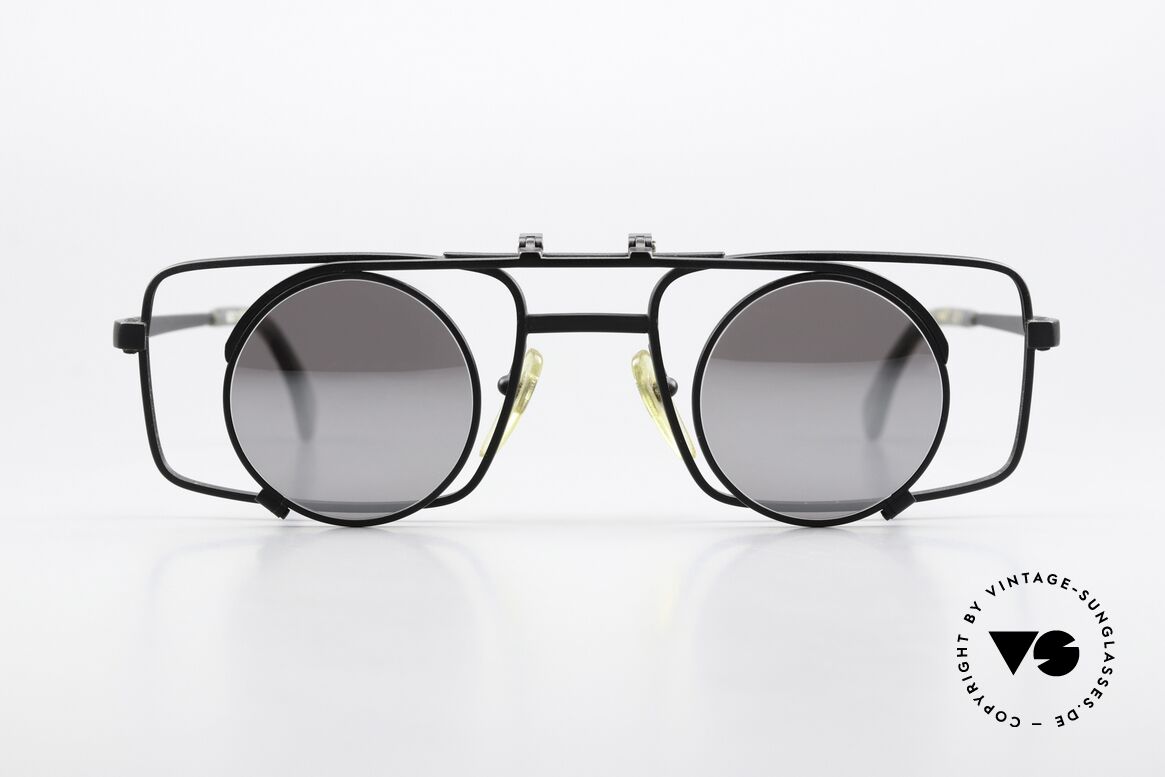Alain Mikli 5667 / 011 Filmbrille Von Wim Wenders, gemacht für den Film 'Bis ans Ende der Welt' 1991, Passend für Herren
