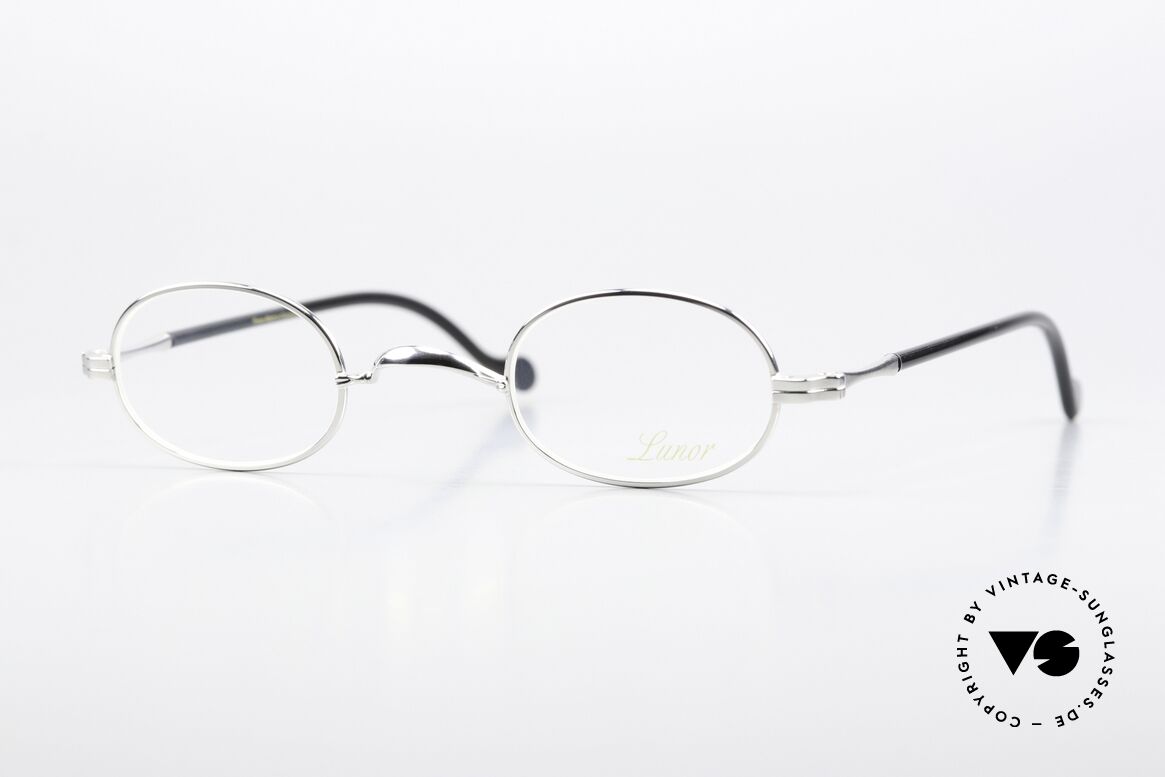 Lunor II A 08 Ovale Brille Azetat Bügeln, kleine ovale Lunor Brille der alten Lunor "II-A" Serie, Passend für Herren und Damen