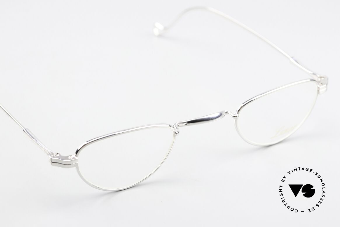 Lunor II 06 Lesebrille Platin 90er Unisex, altes, ungetragenes LUNOR Einzelstück (RARITÄT!), Passend für Herren und Damen