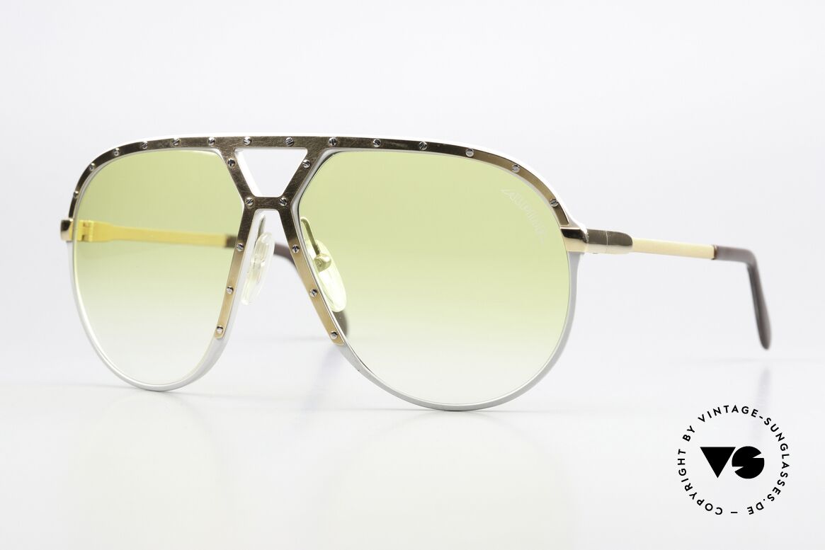 Alpina M1 Super Selten Mit Gelb-Verlauf, ALPINA M1 West Germany Sonnenbrille von 1986, Passend für Herren