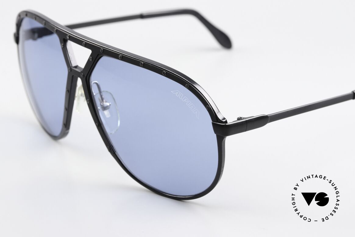 Alpina M1 Vintage Sonnenbrille 1986, getragen von Stevie Wonder und unzähligen Promis, Passend für Herren