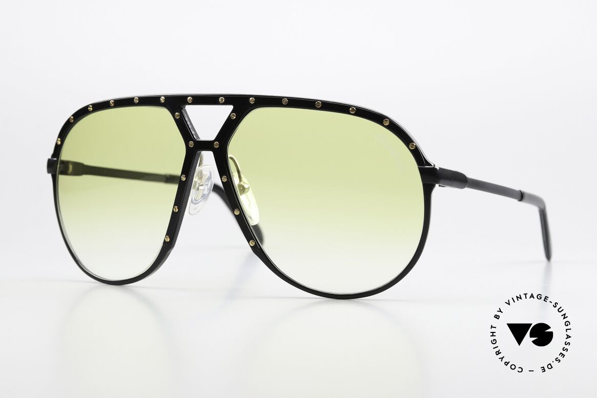 Alpina M1 Gelbe Alpina Verlaufsgläser, ALPINA M1 West Germany Sonnenbrille von 1986, Passend für Herren
