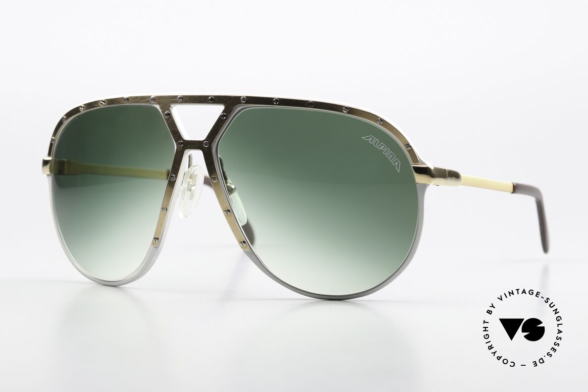Alpina M1 Stevie Wonder Sonnenbrille, ALPINA M1 West Germany Sonnenbrille von 1986, Passend für Herren