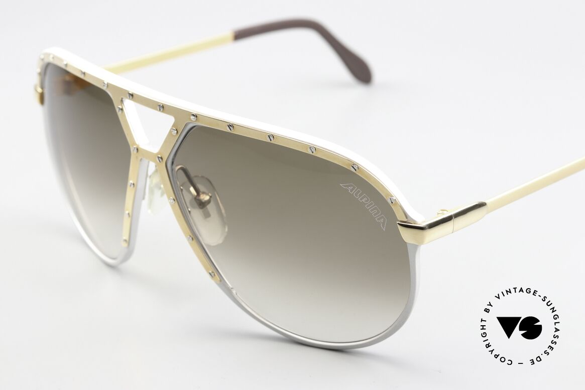 Alpina M1 80er Brille Stevie Wonder, getragen von Stevie Wonder und unzähligen Promis, Passend für Herren