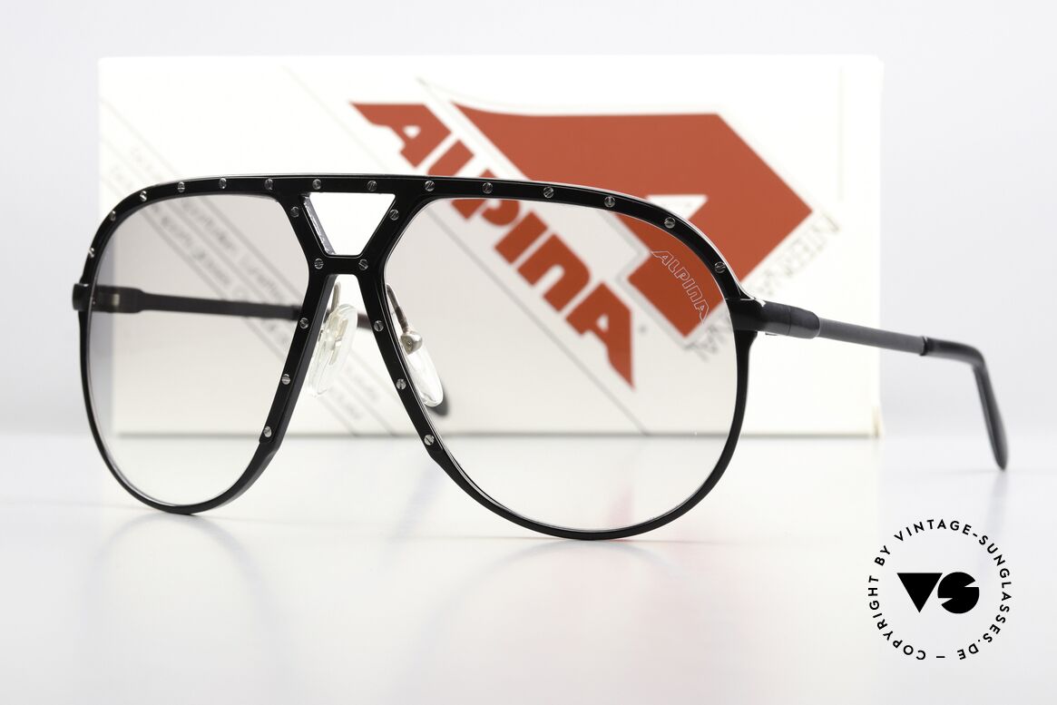Alpina M1 Verlaufsgläser Mit Alpina Logo, die alte Legende im unberührten Zustand; Gr. 64/14, Passend für Herren