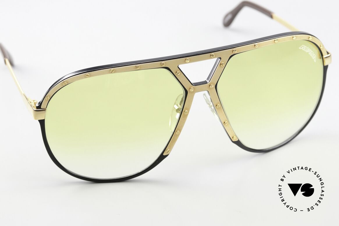Alpina M1 80er Mode-Accessoire Brille, ungetragenes Sammlerstück + original Verpackung, Passend für Herren