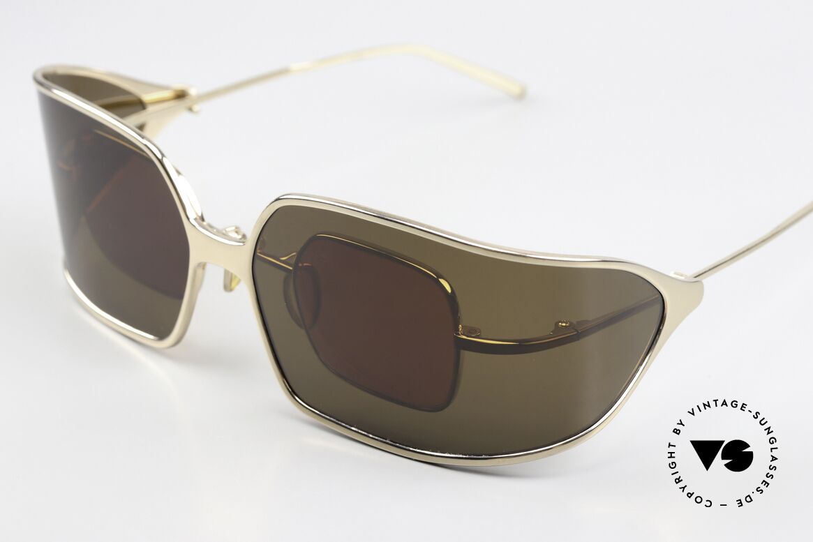 Christian Roth 14004 2 In 1 Brille Polarisierend, mit großem Wrap Around Sonnen-Clip; polarisierend, Passend für Herren und Damen