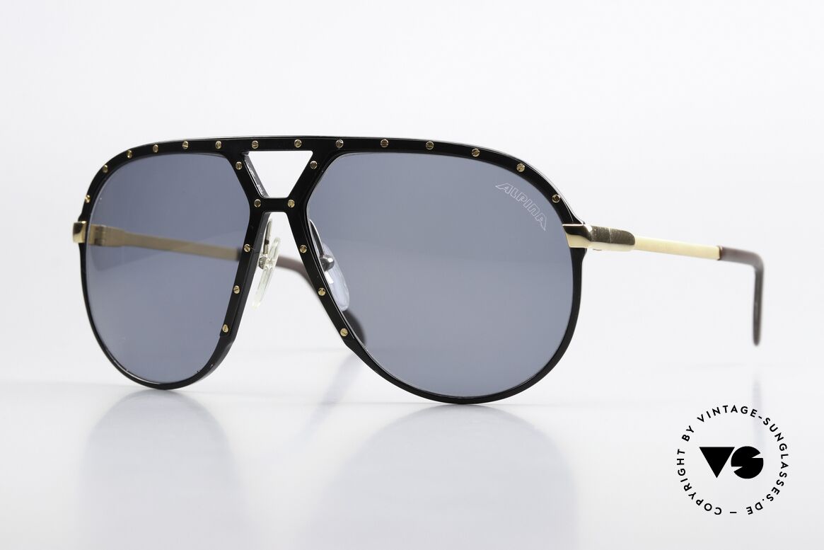 Alpina M1 Kultige West Germany Brille, Alpina M1 West Germany Aviator Sonnenbrille, Passend für Herren