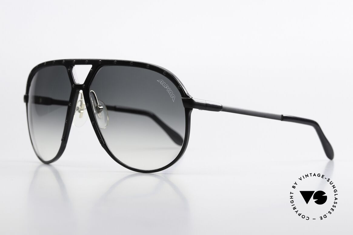 Alpina M1 40 Jahre Alte Originalbrille, Stevie Wonder machte das Alpina Modell berühmt, Passend für Herren
