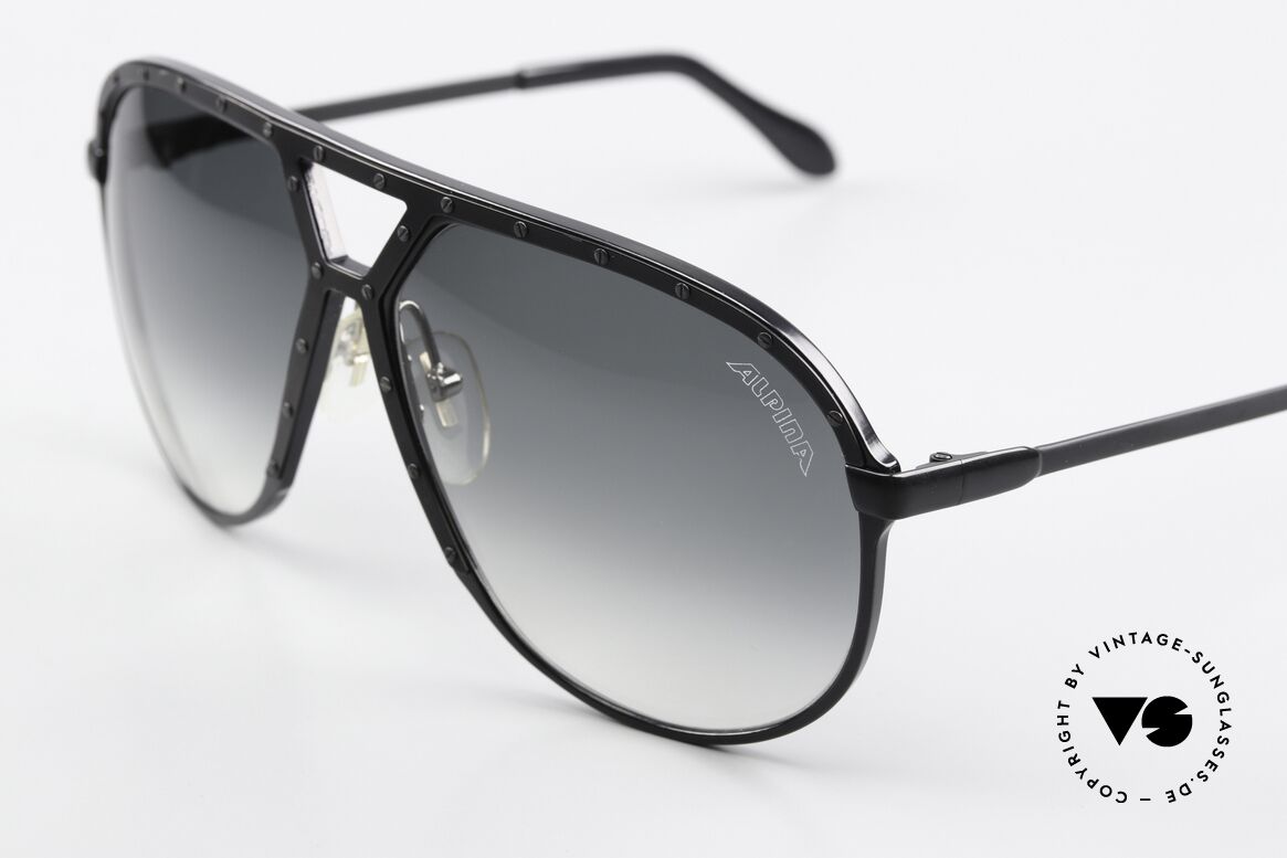Alpina M1 40 Jahre Alte Originalbrille, zu sehen auf Plattencovern, Fotos und Konzerten, Passend für Herren