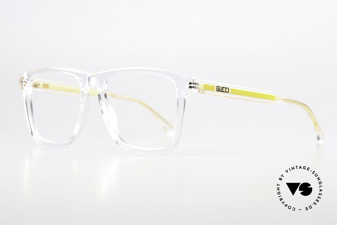 Gucci GG0561ON Azetat Fassung Kristall Men, eine Herrenbrille, aber auch von Damen tragbar, Passend für Herren und Damen