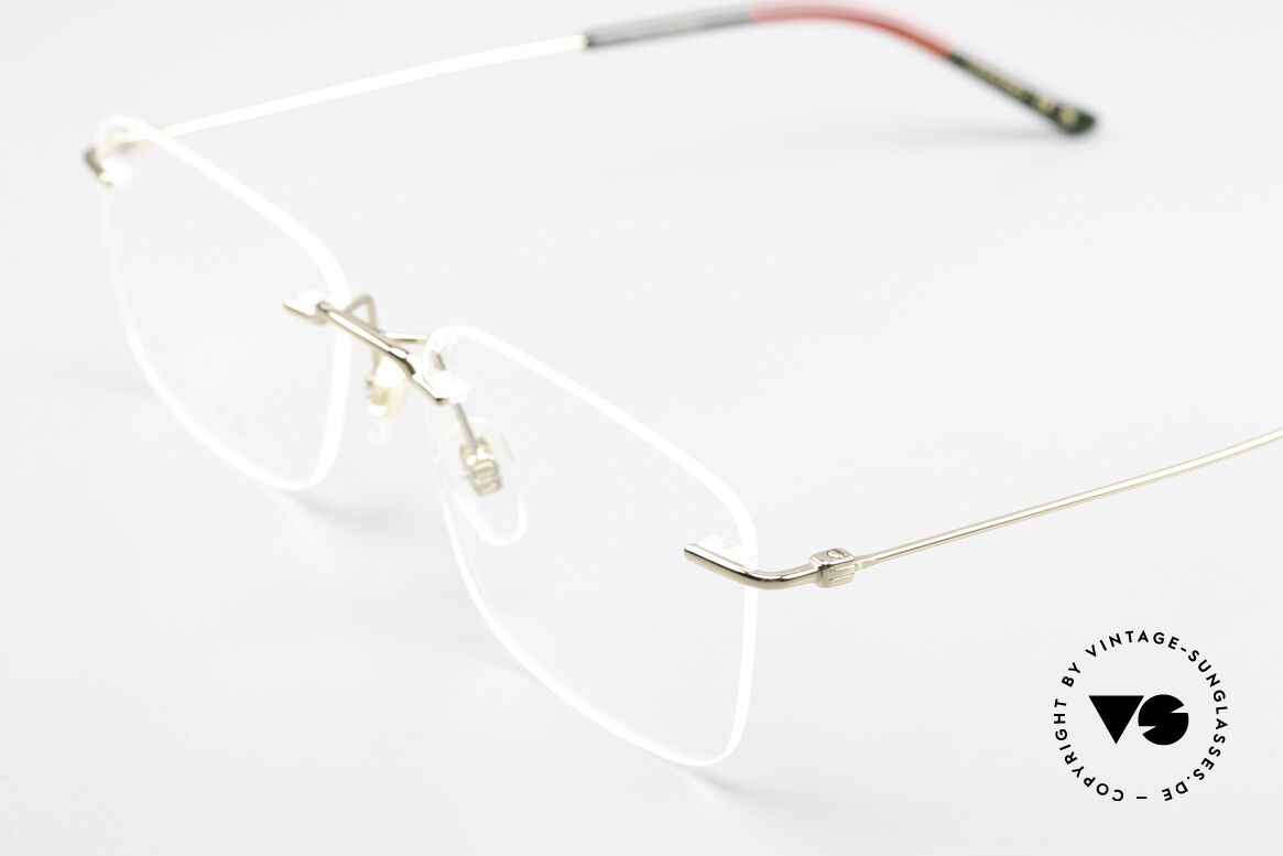 Gucci GG0399O Randlosbrille Made In Italy, Glasform ist ggf. veränderbar (somit auch die Größe), Passend für Herren